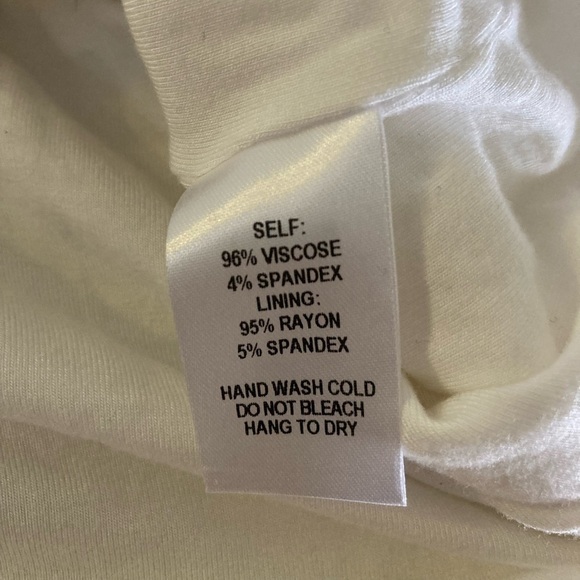 Lulus small white bodycon mini skirt soft stretchy elastic waist S7D1643M94 - Picture 4 of 6